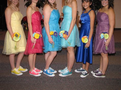 homecoming dresses with tennis shoes